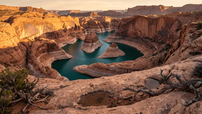 Reflection Canyon by boat: reaching the overlook from the water